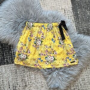 A Monday In Copenhagen‎ Girls Minion Yellow Flora Skirt Size 12 $57